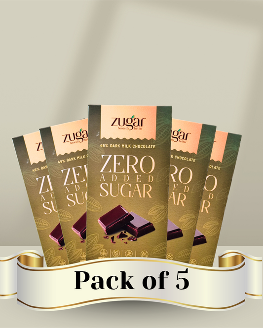 49% Hazelnut Dark Milk Chocolate-Travel Pack of 5(20gms each)