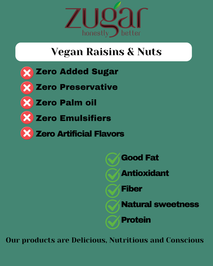 Organic Vegan Chocolate- Raisins & Nuts