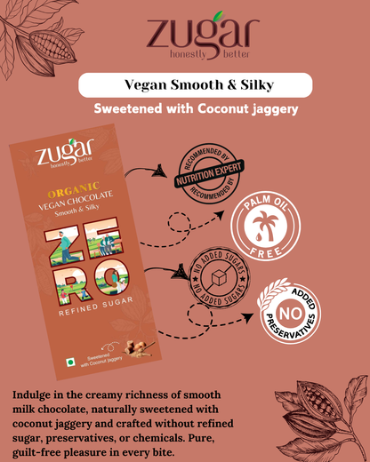 Organic Vegan Chocolate- Smooth & Silky