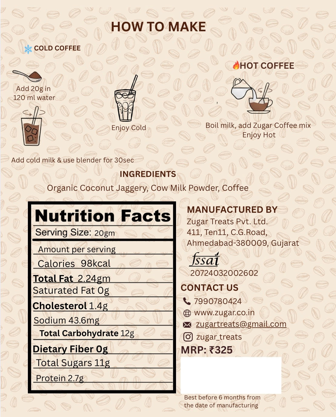 Coffee premix