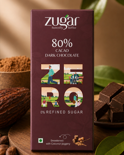 80% Cacao Dark Chocolate