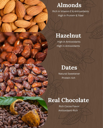 Hazelnut Chocolate Spread sweetened with Dates