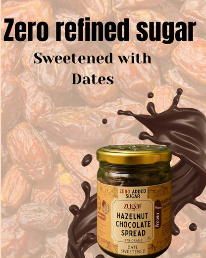 Hazelnut Chocolate Spread sweetened with Dates