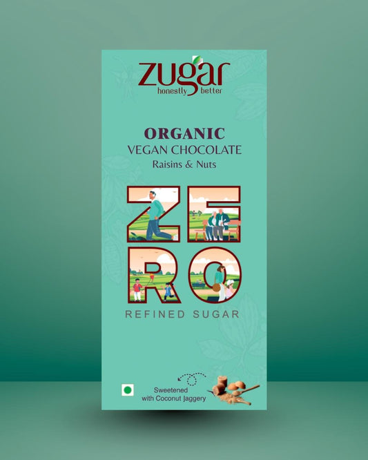 Organic Vegan Chocolate- Raisins & Nuts